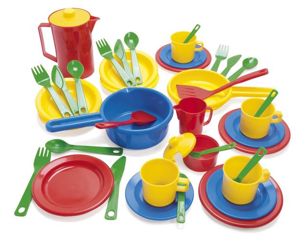 dantoy 4223 41 件装幼儿厨具和餐具套装