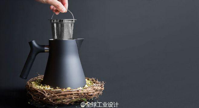 产品设计##厨房用品#为喝茶爱好者设计黑色煮茶壶